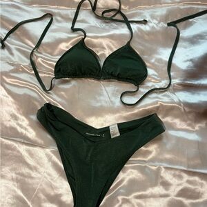 Abercrombie & Fitch Dark Green Bikini